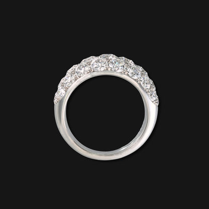 Diamond pave ring 4.0ct