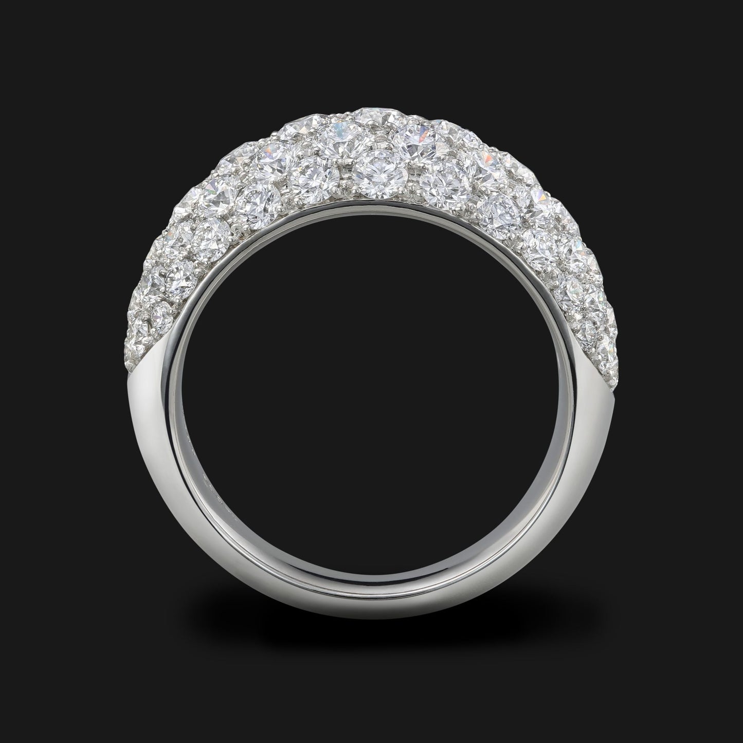 Diamond pave ring 3.0ct