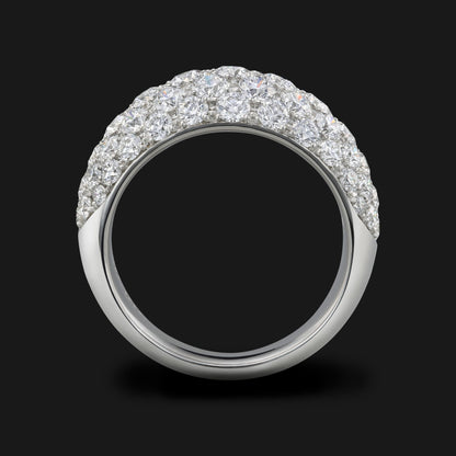 Diamond pave ring 3.0ct