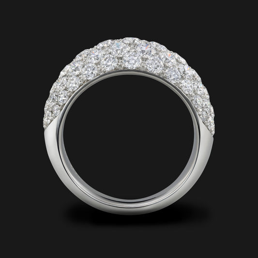 Diamond pave ring 3.0ct