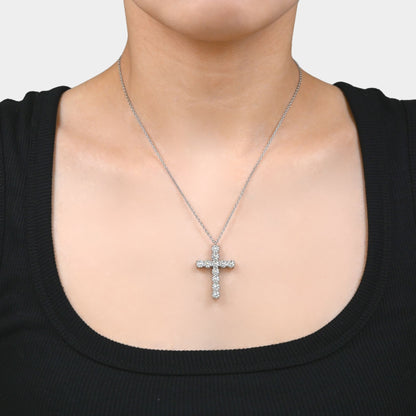 Diamond cross pendant 3.0ct