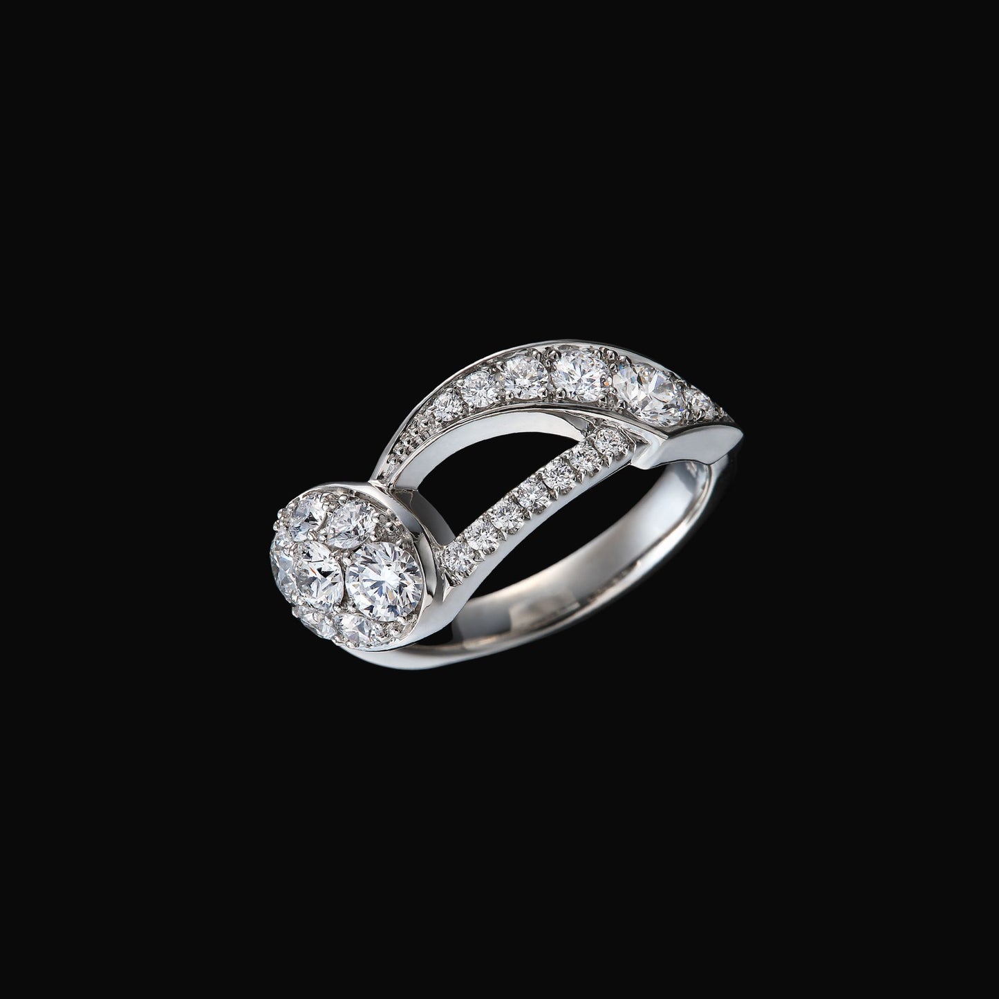 Melodia pinky ring