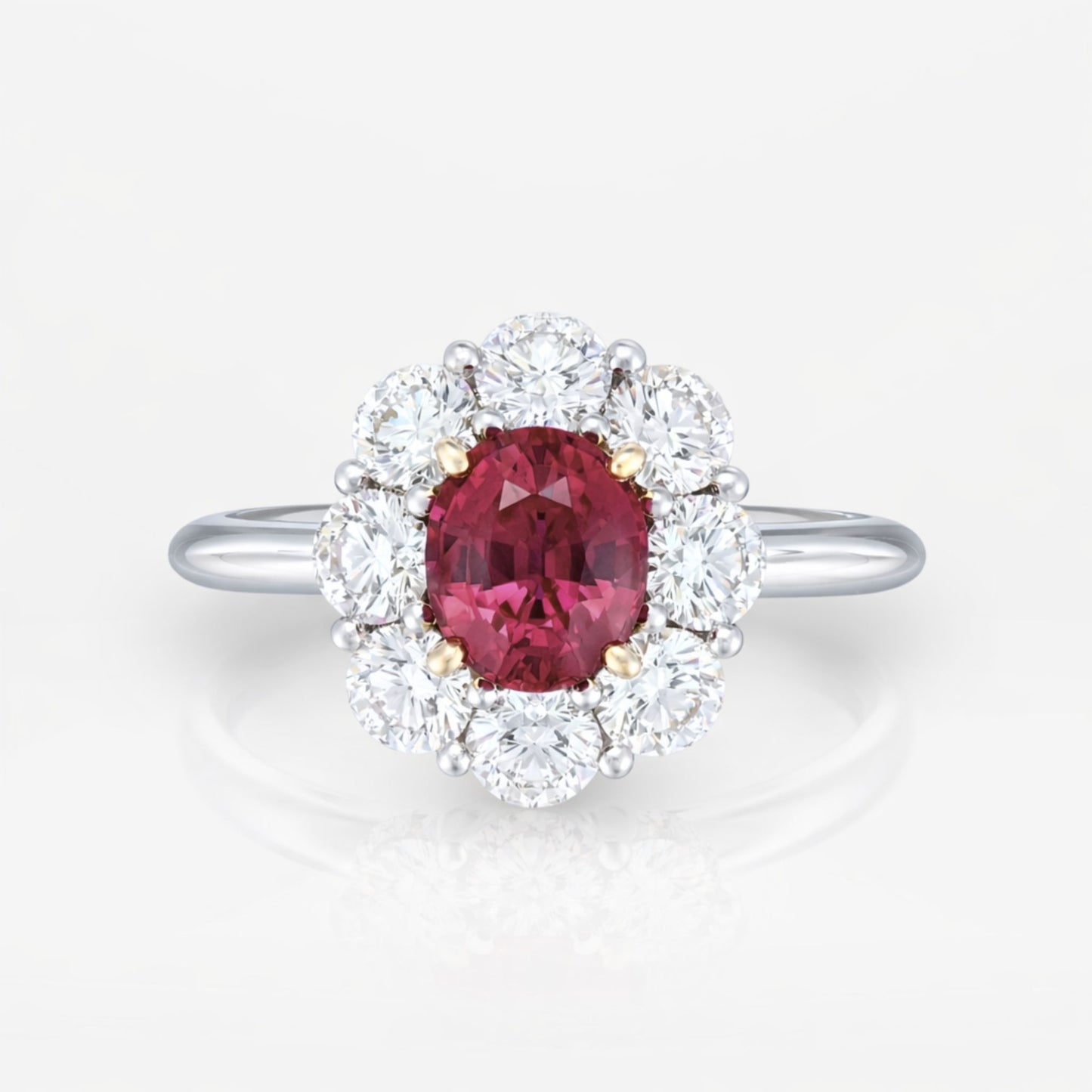 Ruby diamond ring