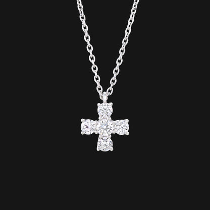 Diamond mini cross pendant 0.4ct