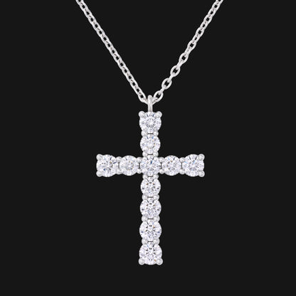 Diamond cross pendant 3.0ct