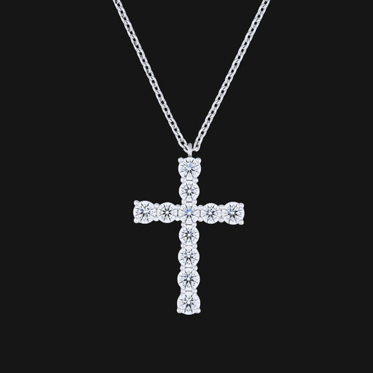 Diamond cross pendant 1.0ct