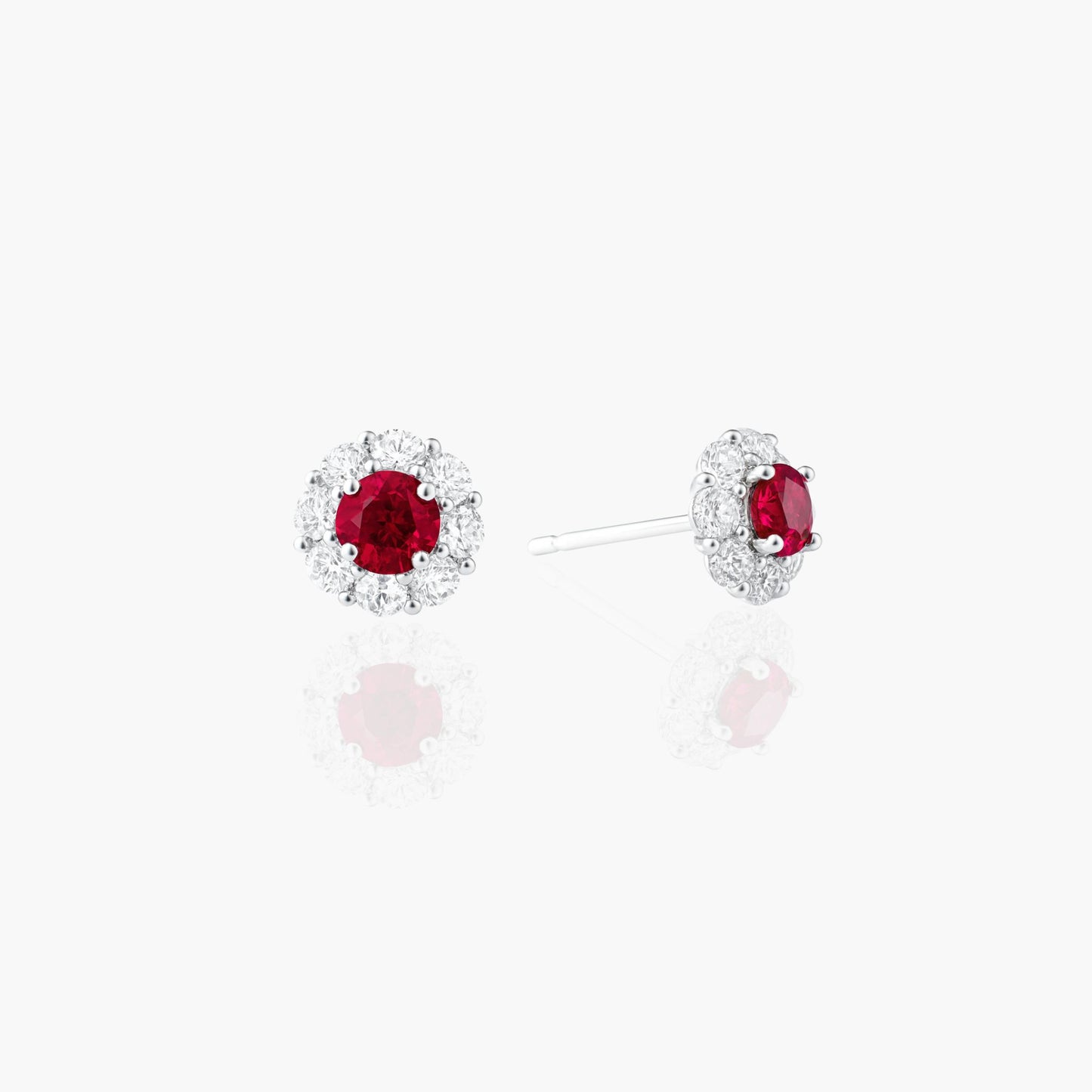 ruby diamond earrings