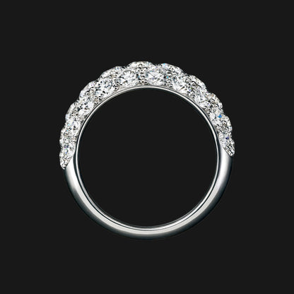 Diamond pave ring 3.0ct