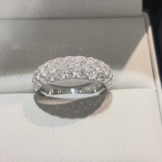 Diamond pave ring 2.0ct