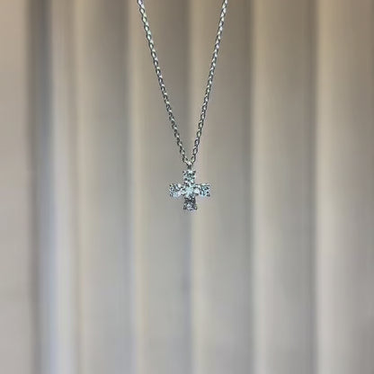 Diamond mini cross pendant 0.4ct