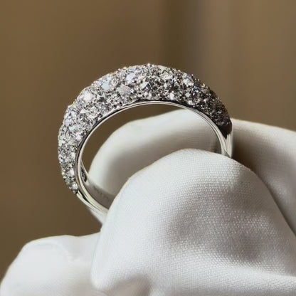 Diamond pave ring 2.0ct