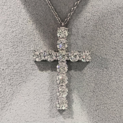 Diamond cross pendant 3.0ct