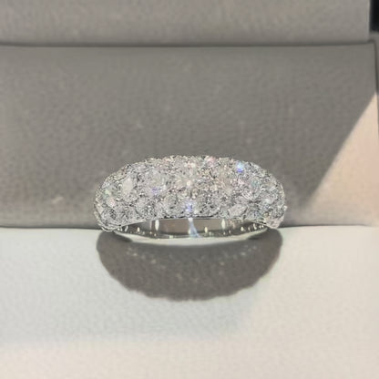 Diamond pave ring 3.0ct